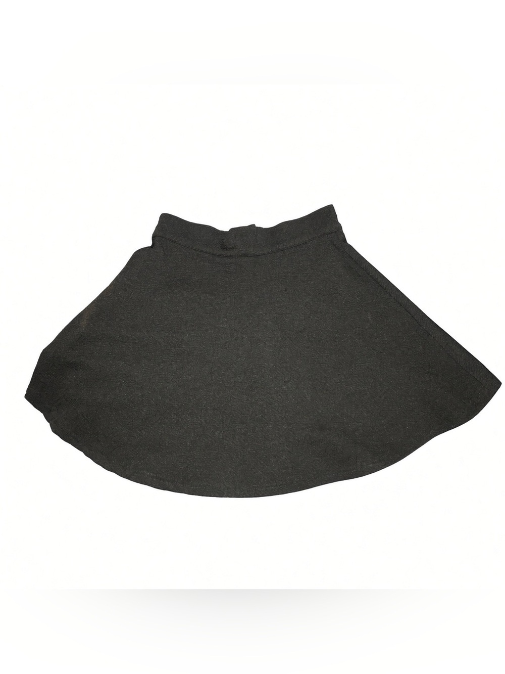 Black Knit Flared Mini Skirt-S✨NWOT - Picture 4 of 4